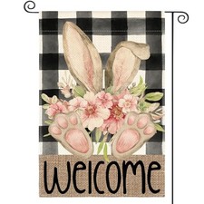Easter Garden Flag 12x18 Inch Double Sided Outside, Garden Size-12 x 18"