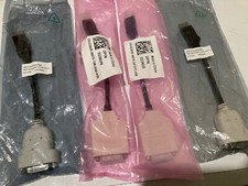 Lot of 4 New Dell Bizlink Amphenol 023NVR Display Port to DVI Video Adapter