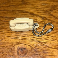 Vtg The Princess Phone Keychain Vintage 1950s Tan Tupperware Bell Telephone