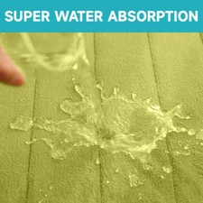 Memory Foam Bath Mat Non Slip Bathroom Rug Toilet Pedestal Mats Water Absorbent