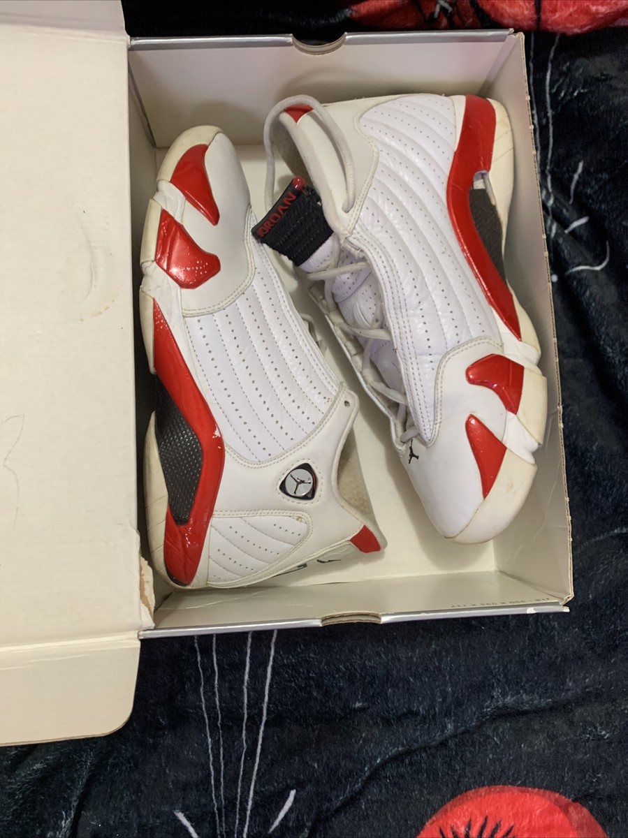 Size 10 - Air Jordan 14 OG 1999 Candy Cane for sale online | eBay