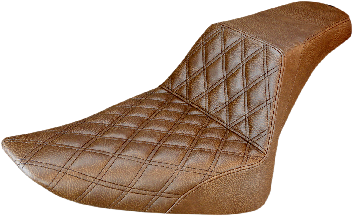Saddlemen - 812-26-172BR - Step-Up Seat - Front Lattice Stitch
