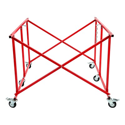 6 Wheels Easily Fold Large Auto Body Truck Bed Cart Holds up Pickup Bed Dolly