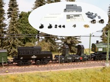 MU N-G99200 - Wasserwagen Dampfkran Komplettbausatz Ep.III-IV - Spur N - NEU