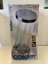 Conair Watercolor Collection Water Cylinder WA3CY Illuminated New In Box Bubbles