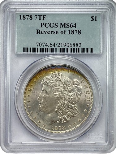 Ｆ様 1878-P 8TF Vam-19 Morgan Silver Dollar NGC MS63 Philadelphia Mint