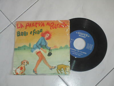 VINYL PLATTE 45 UMDREHUNGEN - BOBY UND FIDO - LA SCHIEN 'NA SAUBER - GUTER ZUSTAND