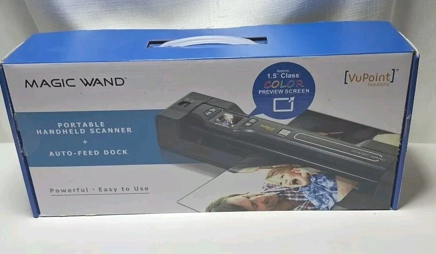 VuPoint Magic Wand Portable Scanner with Auto-Feed Dock PDSDK-ST470T-VP Open Box - Image 3 of 4
