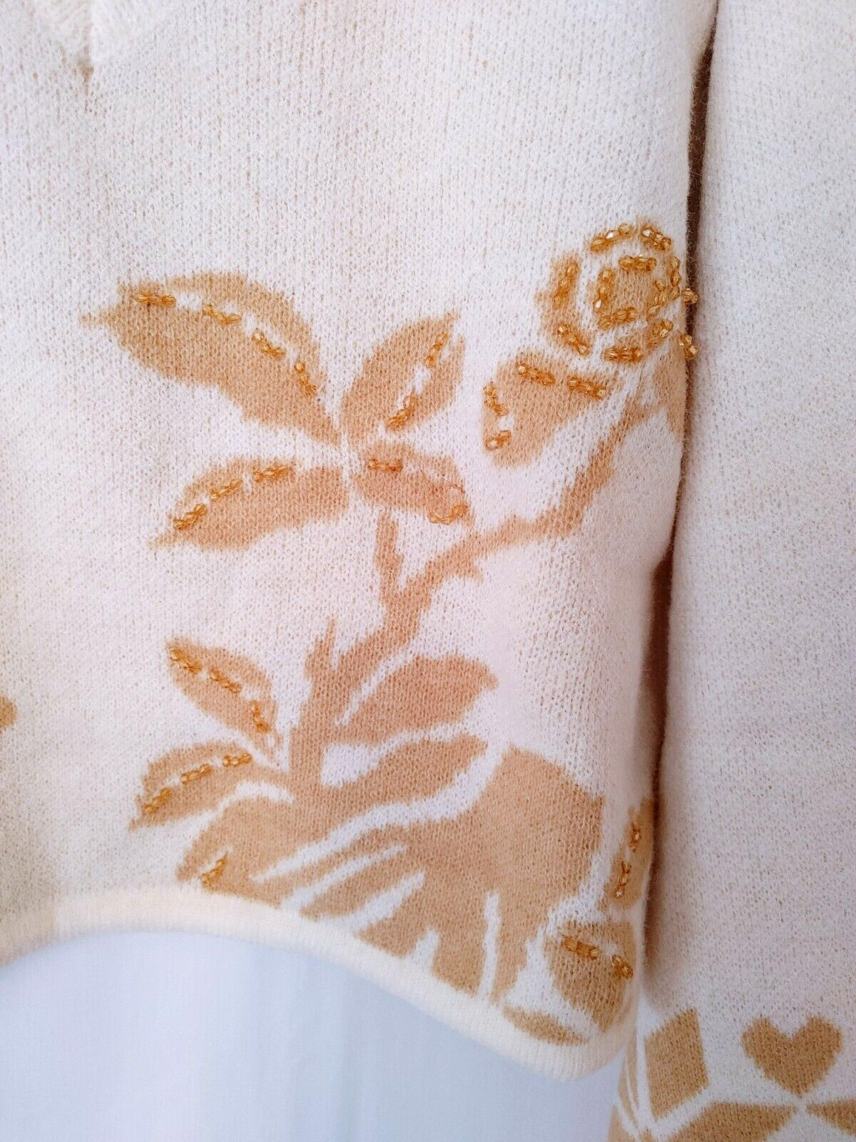 Shein Plus Bear Pattern Drawstring Detail Sweater… - image 5