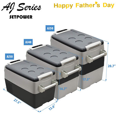 31QT/42QT/53QT Portable Car Fridge Freezer Cooler Mini Refrigerator Compressor 