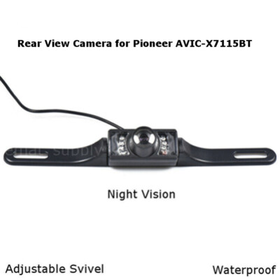 Rear View Camera Backup License Plate Night for Pioneer AVIC-X7115BT AVICX7115BT