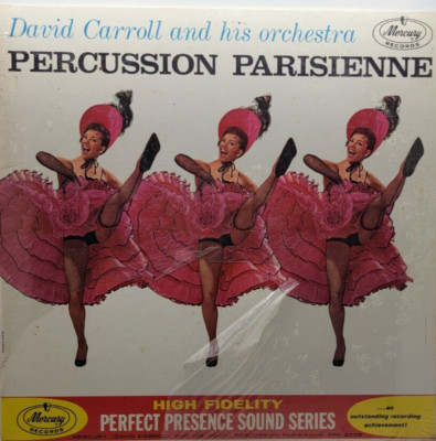 David Carroll and his Orchestra - Percussion Parisienne -Vinyl Record - PPS-2008
