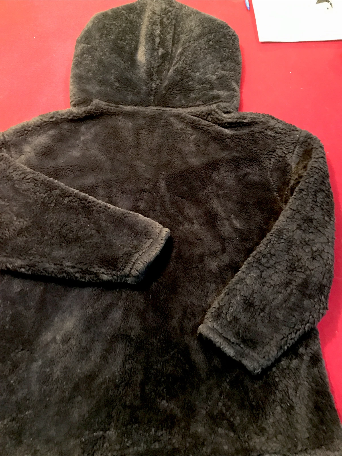 UNDERCOVER CAPPOTTO PILE BLU Victoria’s Secret 1 4 zip con cappuccio spesse tasche sherpa oversize