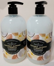 2x 500ml Pampered Coconut, Almond & Vanilla Handwash Handsoap for all skin types 8.99 per litre