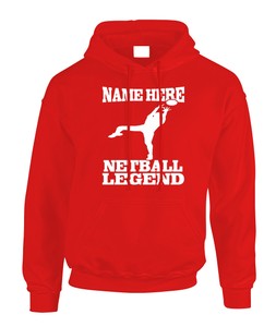 personalised netball hoodies