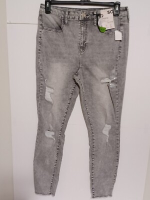 SO Brand Ultimate  Super High Rise  Jeggings Size 13 L31''W Destroyed