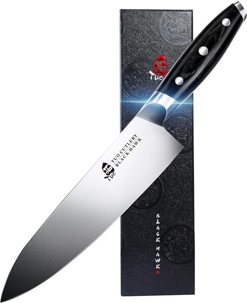 Santokumesser Kochmesser KüChenmesser 20 Cm Scharfes Edelstahl Allzweckmesser-image