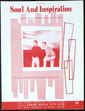 Righteous Brothers -(You're My) Soul And Inspiration 1966 Australian Sheet Music