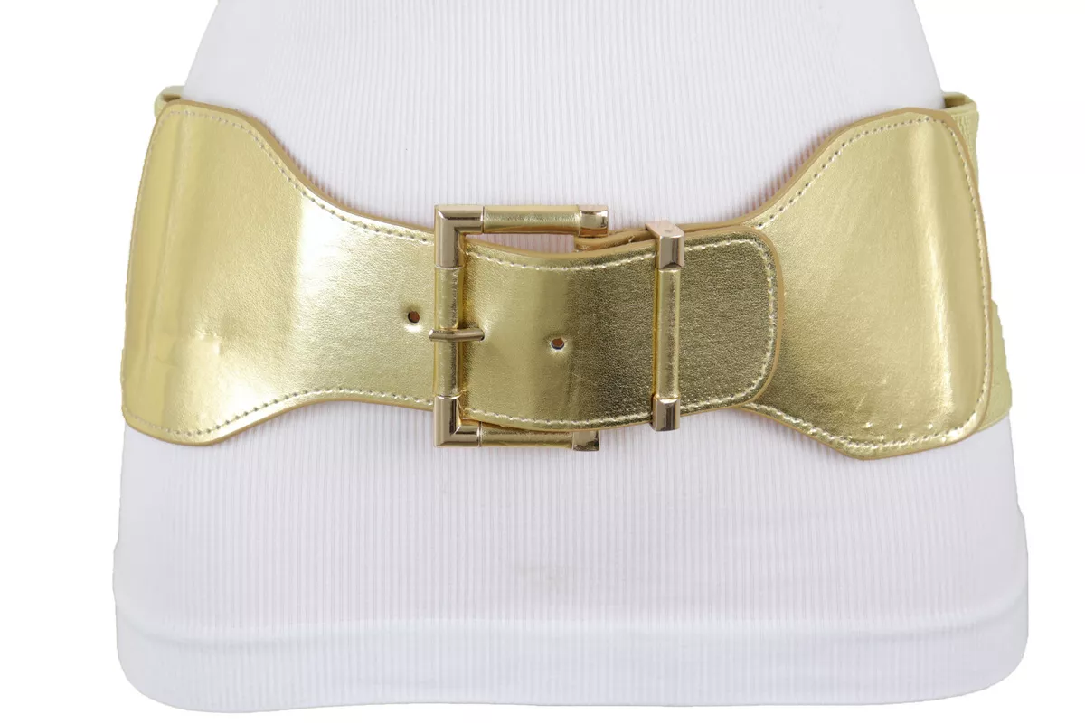 Gold shiny best sale belt