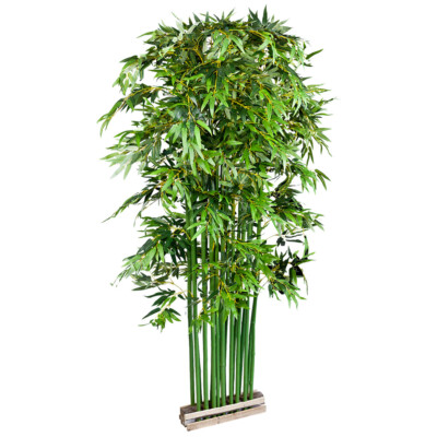 Bambus Sichtschutz Element Stand Knstliche Pflanze mit Echtholz 200cm  Decovego | eBay.de
