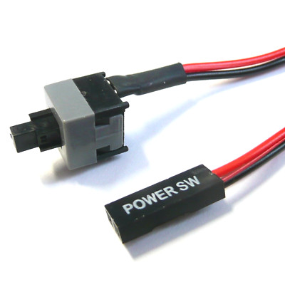 Power ON Taster Reset Taste für PC Computer Gehäuse Mainboard Motherboard Kabel