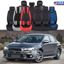 For Mitsubishi Lancer ES LS Car Seat Cover Full Set PU Leather 2/5-Seat Cushion
