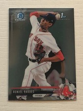 2017 Bowman Chrome Prospects Mini Roniel Raudes Red Sox BCP6