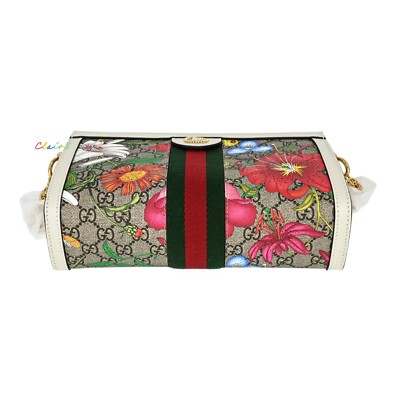 New Authentic Gucci 503877 Ophidia GG Flora Small Shoulder Bag | eBay