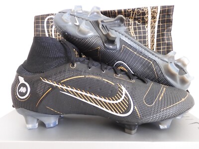 Nike Mercurial Superfly 8 Elite Fg Black-Metallic Gold Sz 12 [DJ2839-007]