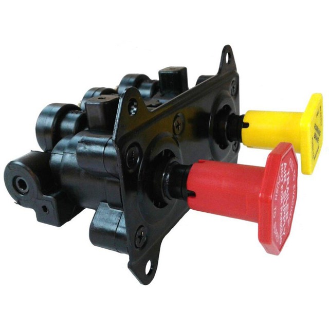 Hand Operated Trailer Parking Brake Control Manifold for Peterbilt