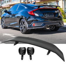 Glossy Racing Rear Trunk Spoiler Gt Wing For 2016-2020 Honda Civic 2 Door Coupe