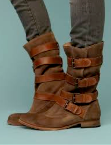 Botas Mujer H by Hudson Keira bota hebilla de aspecto envejecido tamaño nos  7 EU 37 | eBay