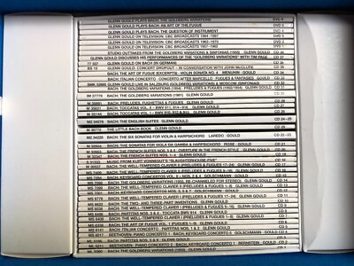 Glenn Gould Complete Bach Collection, 38 CDs, 6 DVDs