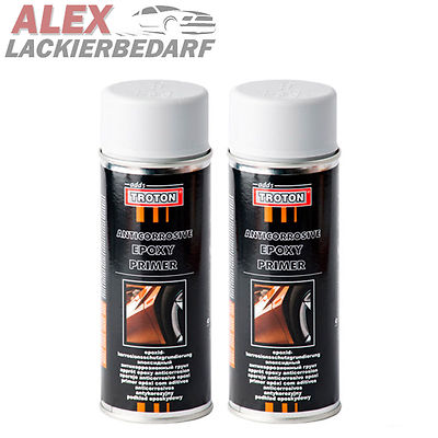 2 x 1K Epoxy Primer Grundierung Epoxidharz Epoxydharz Spray 400ml