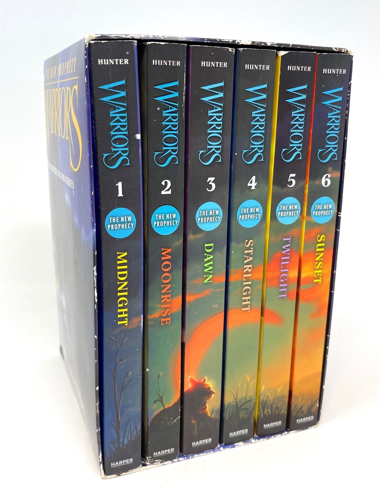 Lot 8 Cat Warriors Books Erin Hunter New Prophecy ++