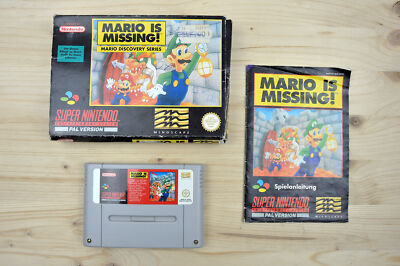 SNES - Mario is missing! - (OVP, mit Anleitung)