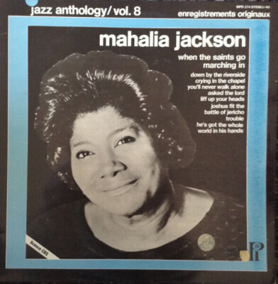 Mahalia Jackson Jazz Anthology/ Vol.8 NEAR MINT Mr. Pickwick Vinyl LP