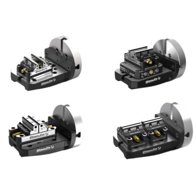 Single-sided bridge plate L block 170-200 / 5-axis 0-point self-centering vise