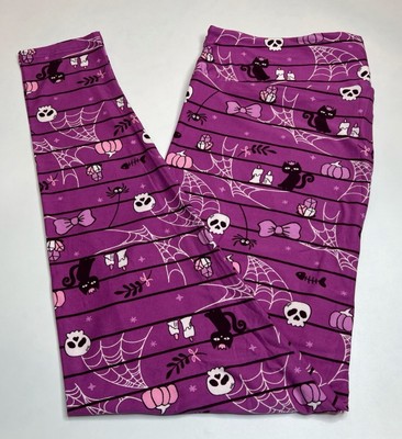 NEW LuLaRoe TC2 Leggings UNICORN CAT Kitty HALLOWEEN Crystal Candle Pumpkin Bow