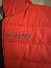 Columbia 18 months multicolor reversible, winter fleece baby bunting