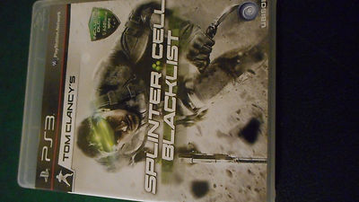 SLINTER CELL BLACKLIST  PS 3 GAME