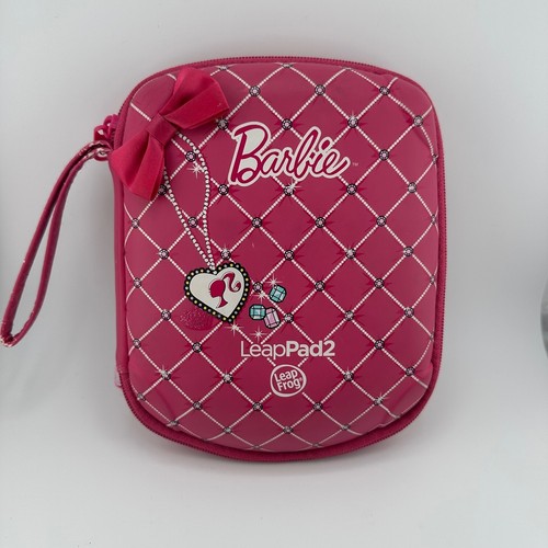 Leap Frog Leap Pad 2 Explorer Barbie Bundle 2 Cartridges Carrying Case Wire 4AA - Picture 10 of 18