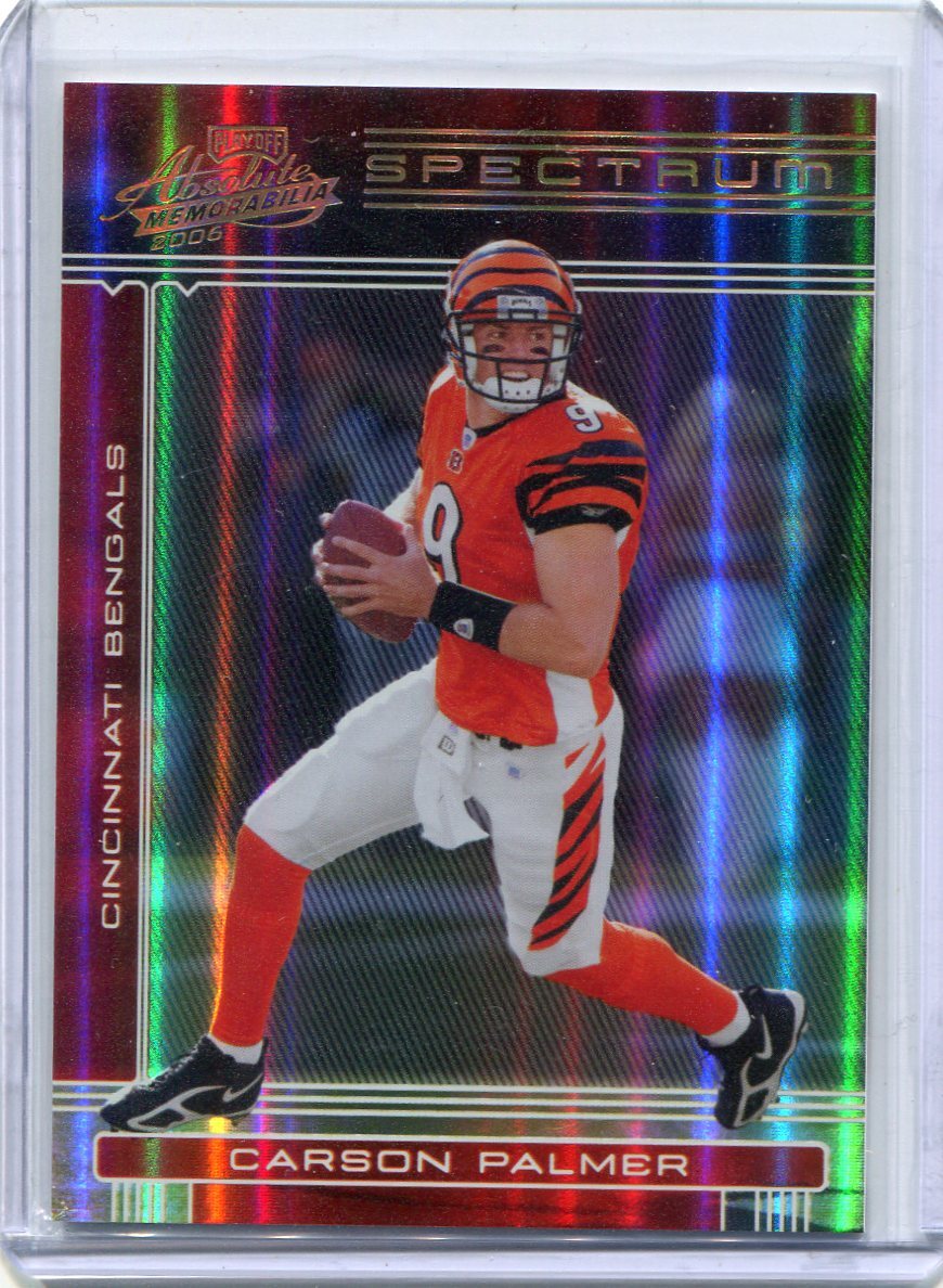 2006 Playoff Absolute Memorabilia Spectrum Gold Carson Palmer 20/25