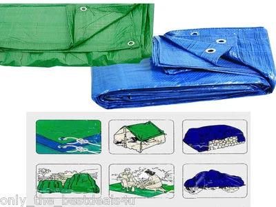 SHINE HEAVY DUTY TARPAULIN TARP WATERPROOF GROUND SHEET COVER
