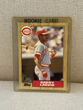 1987 Topps Barry Larkin Rookie #648 Cincinnati Reds Baseball Card. rookie card picture