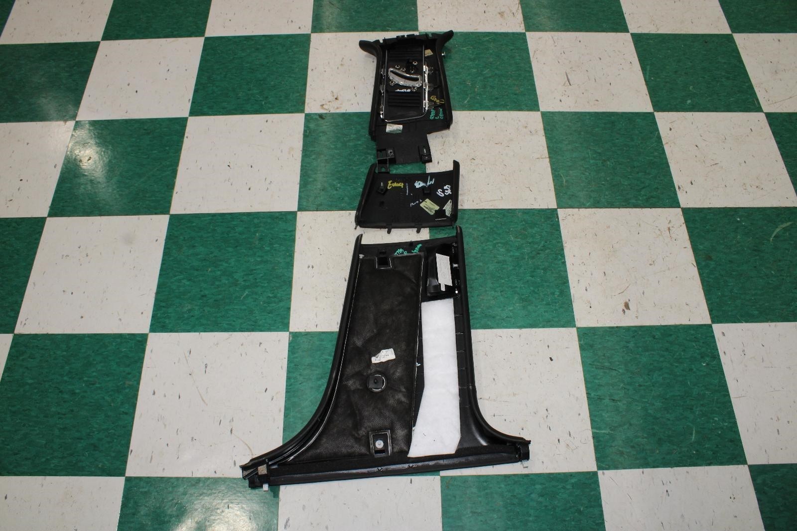 13-17 Continental Black Driver Side Left LH B Pillar Trim Panel OEM Factory OE