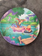 Disney Winnie the Pooh And Friends Melamine Kid's Plate Zak Designs 8 Inches