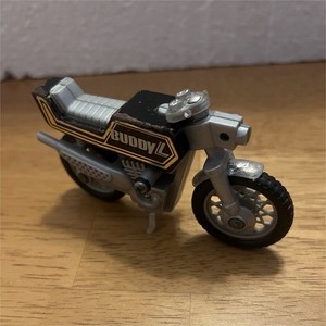 Buddy L Diecast Motorcycle Black Silver Plastic Collectible Toy Vintage Model