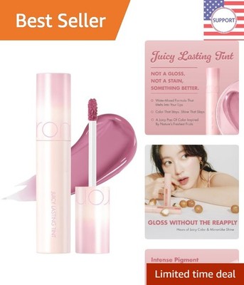 Juicy Lasting Tint 33 Bare Vine - Glossy Gel Lip Tint & Plumping Hydration