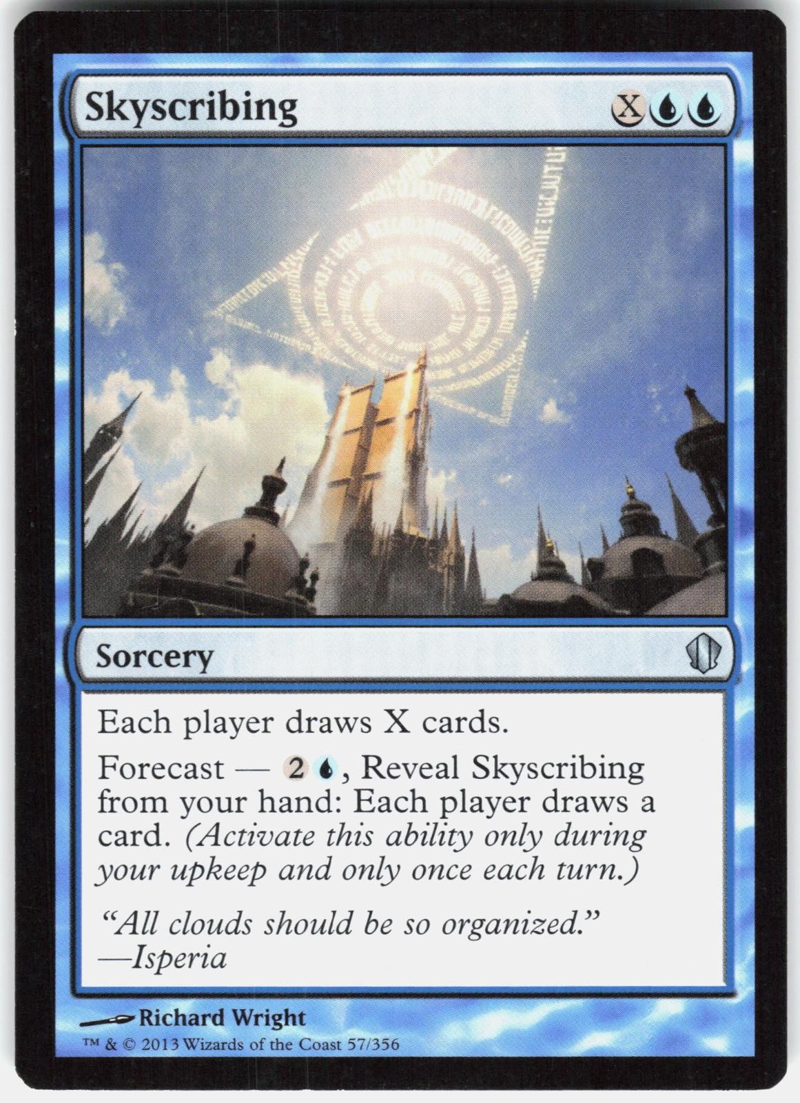 Skyscribing 57 Uncommon Commander 2013 Magic: The Gathering Lightly Played